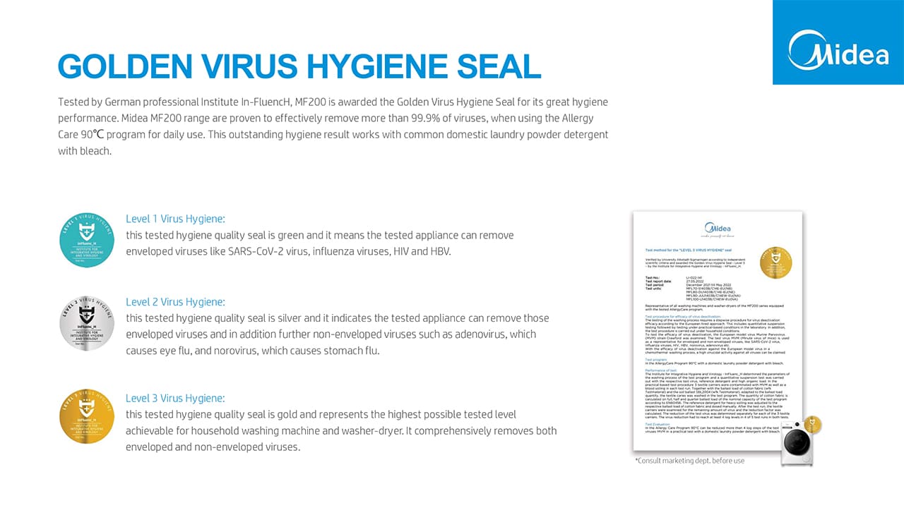 Golden Virus Hygiene Seal