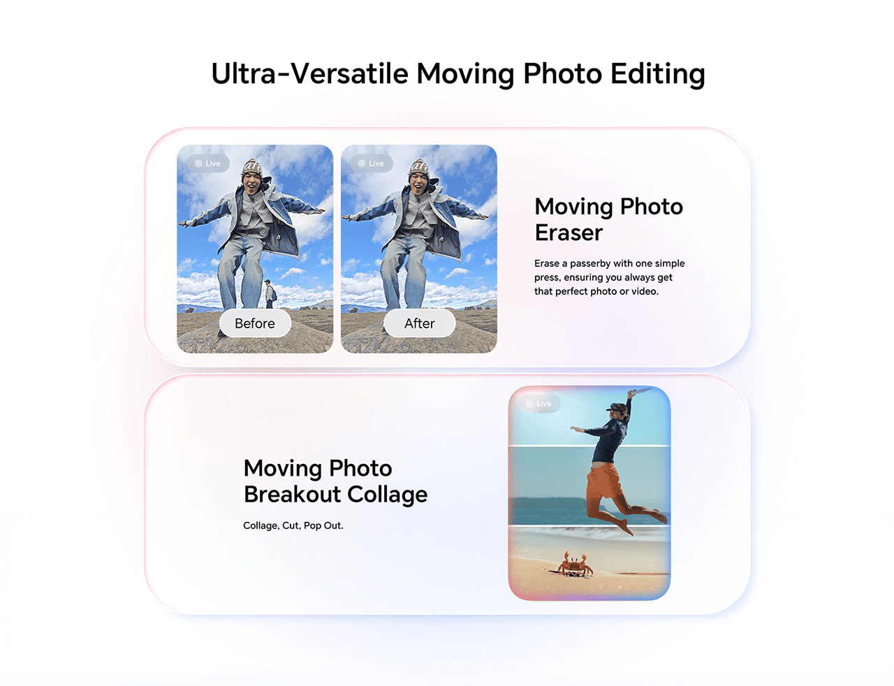 Ultra-Versatile Moving Photo Editing