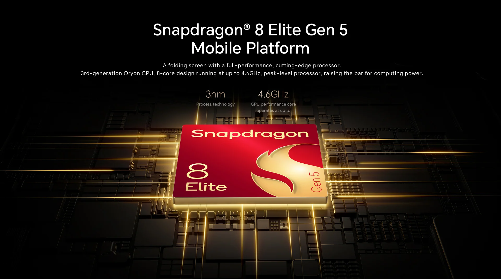 Snapdragon® 8 Elite Gen 5 Mobile Platform