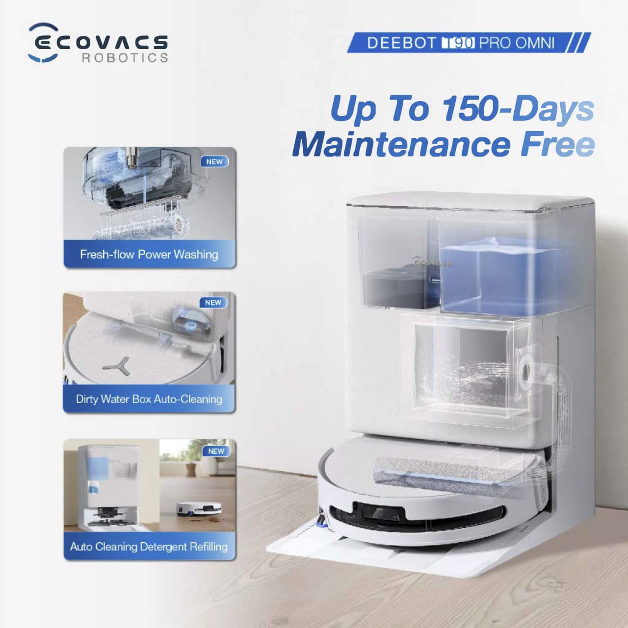 Up To 150-Days Maintenance Free