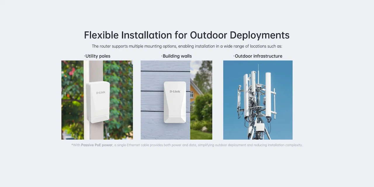 Flexible Installation for Outdoor Deployments