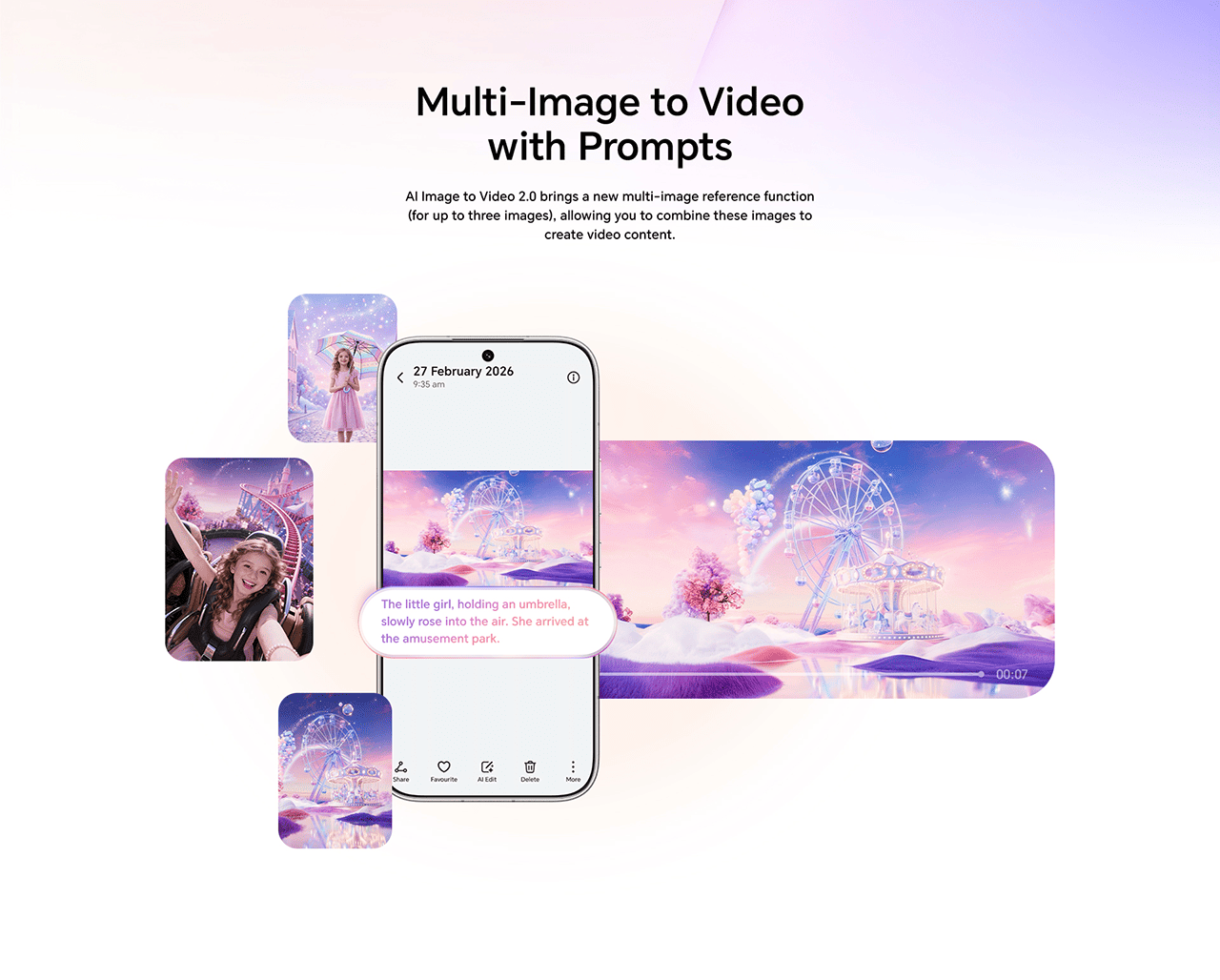 Multi-Image to Video with Prompts