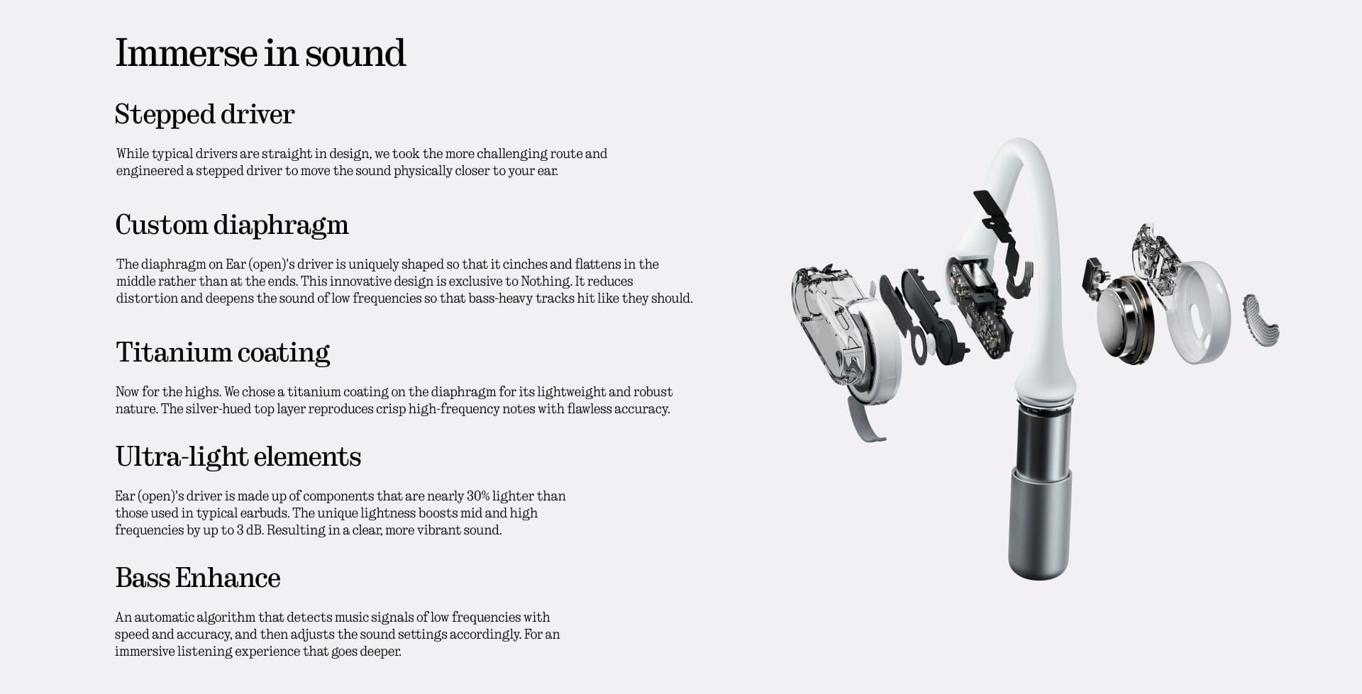 Immerse in sound