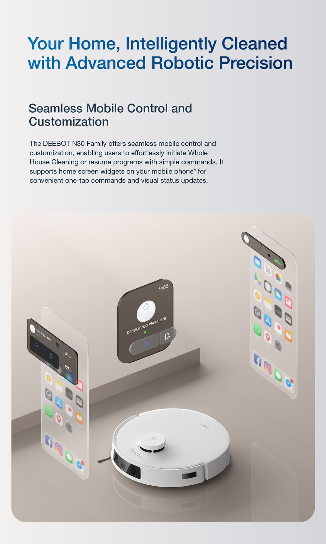 Your Home, Intelligently Cleaned with Advanced Robotic Precision