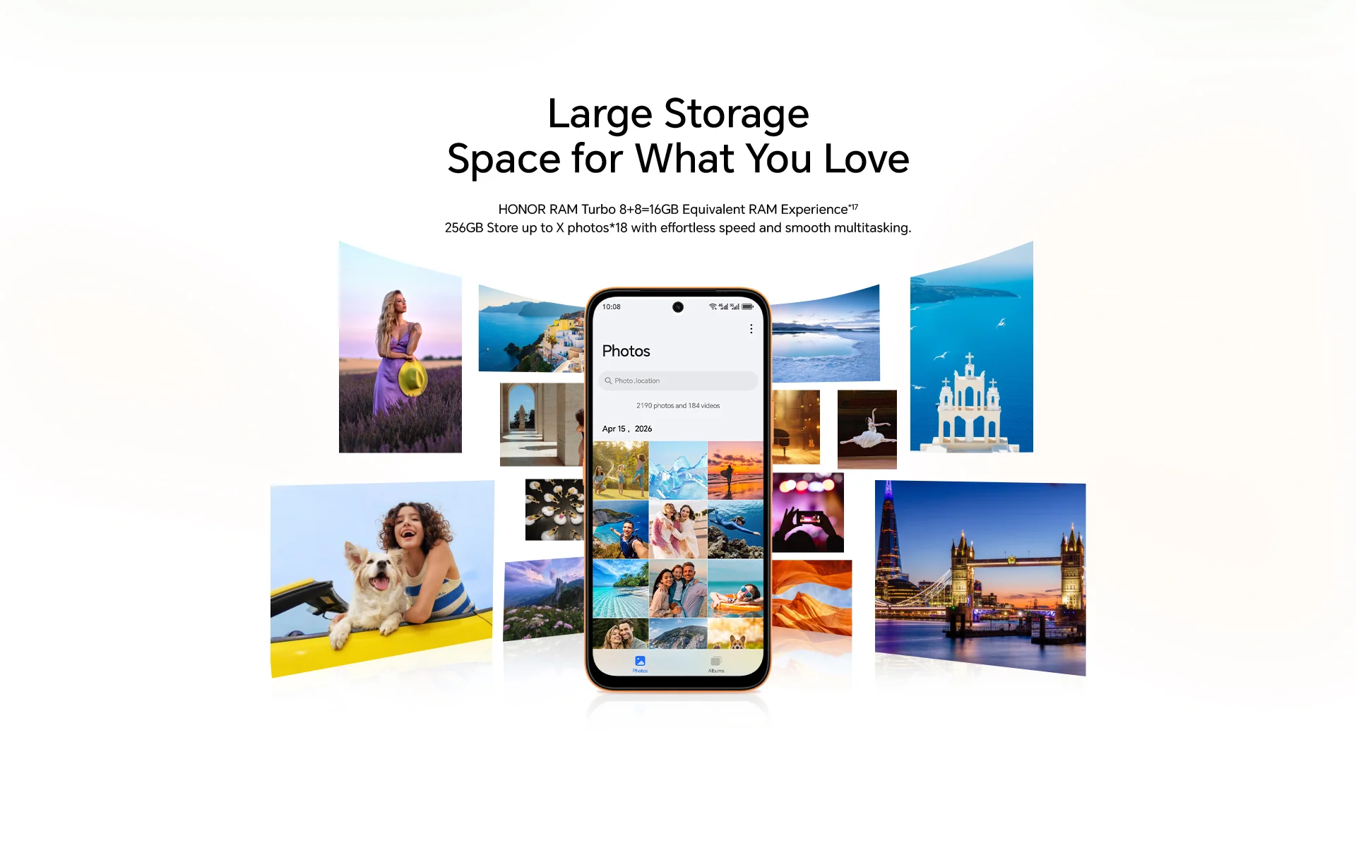 Large Storage Space for What You Love