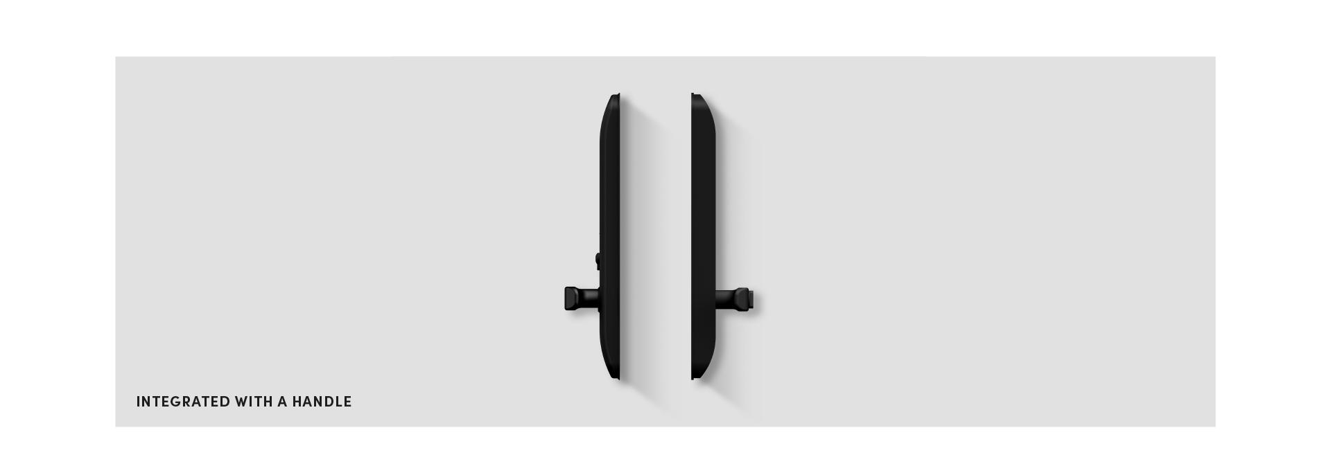 Integrated with a handle