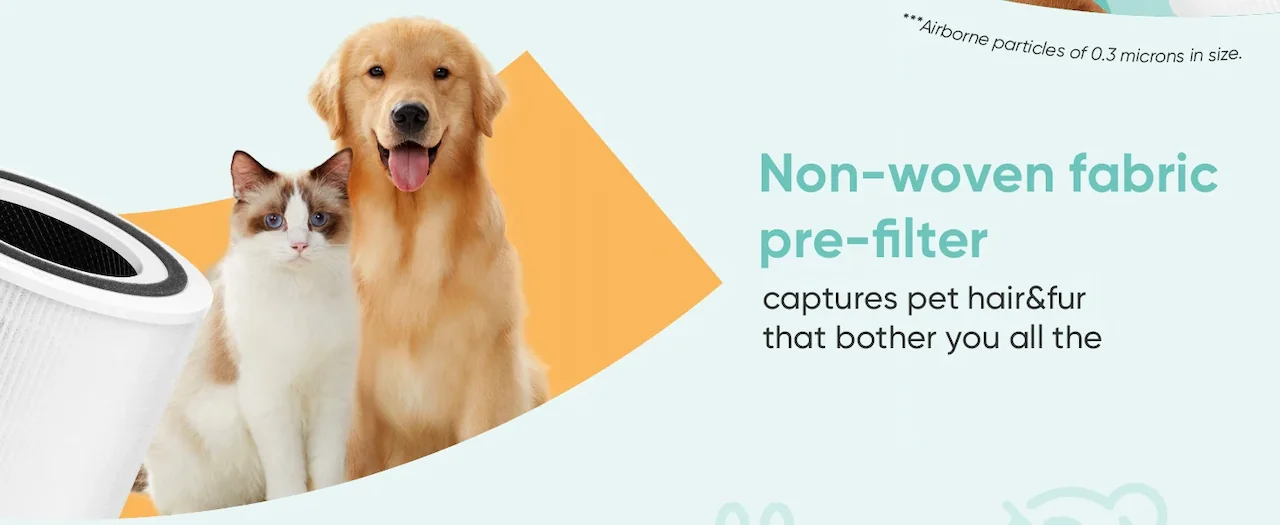 Non-woven fabric pre-filter